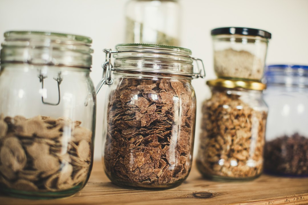 Borosilicate Glass Jars with Bamboo Silicone Lids for Dry Ingredient Storage hardware assembly and wiring configuration